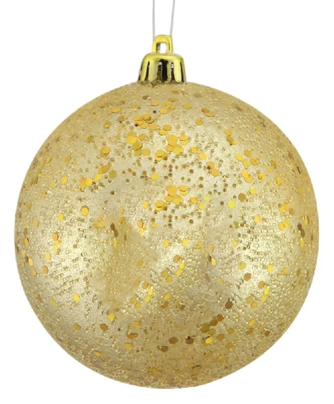 100MM Gold Mist Ball Ornament