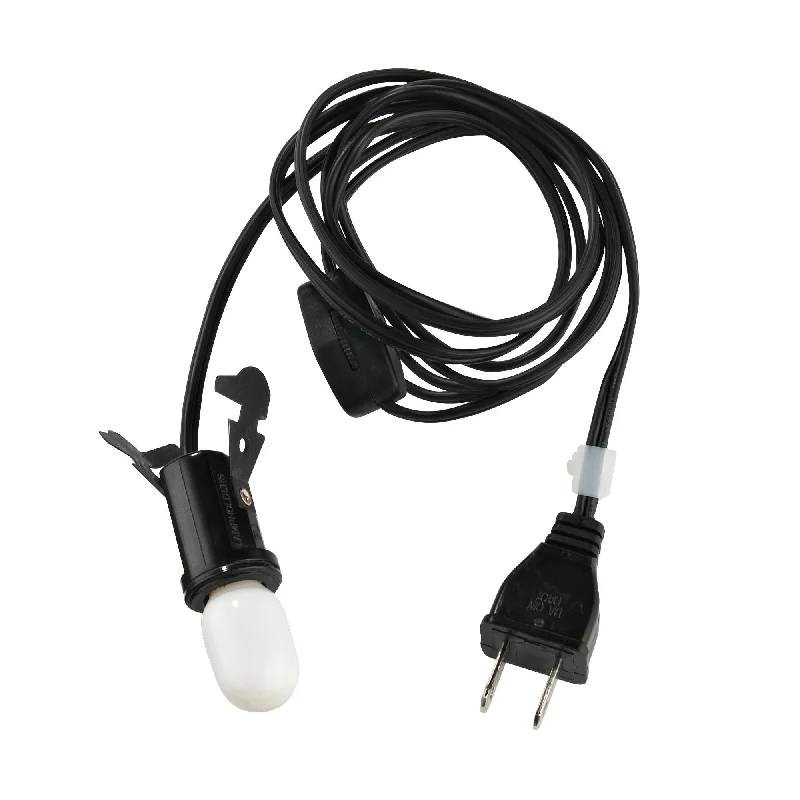 Black Single Light Cord Set  #022