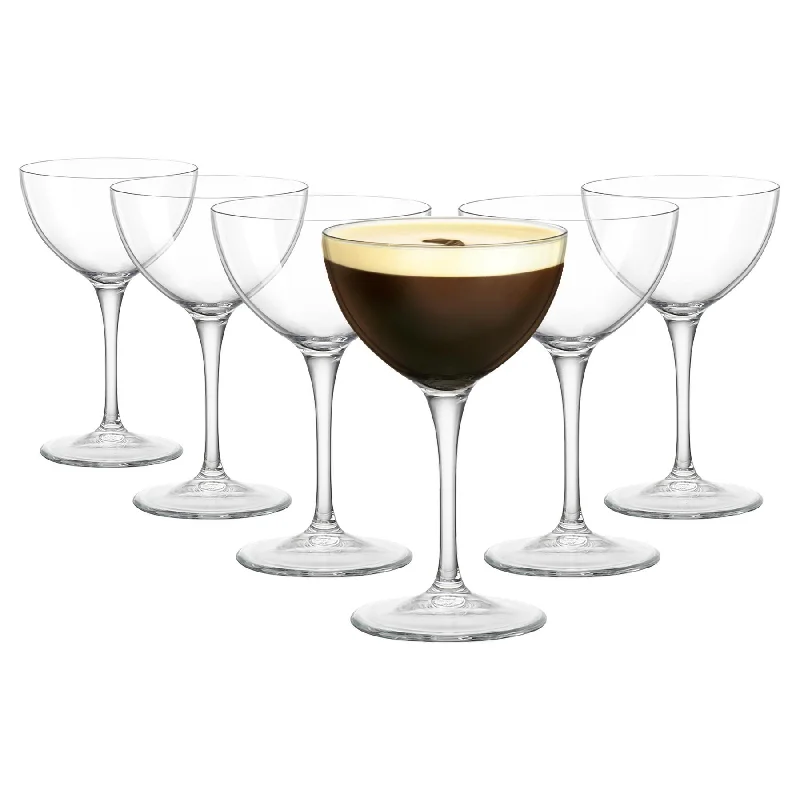 235ml Bartender Novecento Martini Glasses - Pack of Six - By Bormioli Rocco