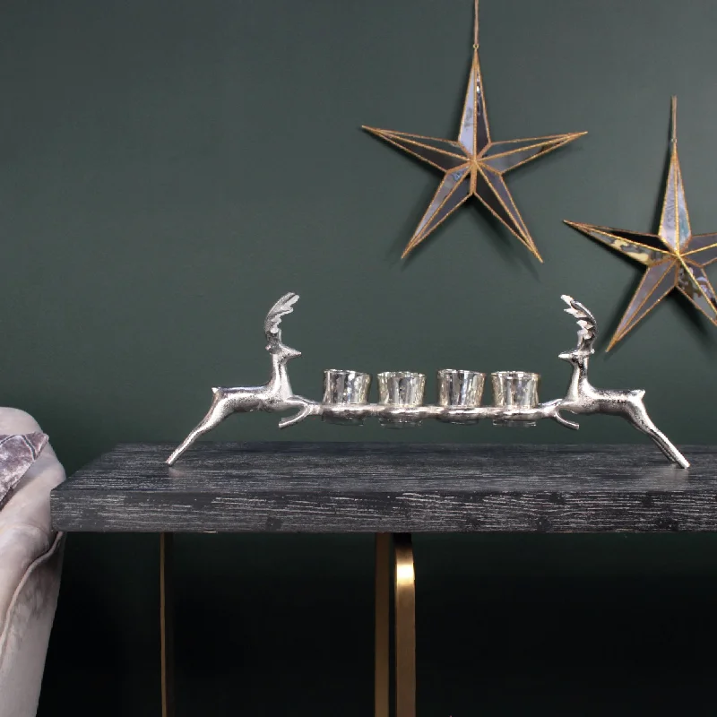 Votive Stag Stand | Silver