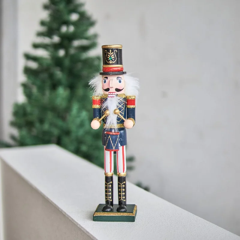 Christmas Wooden Nutcracker Decorative Figurine Design A