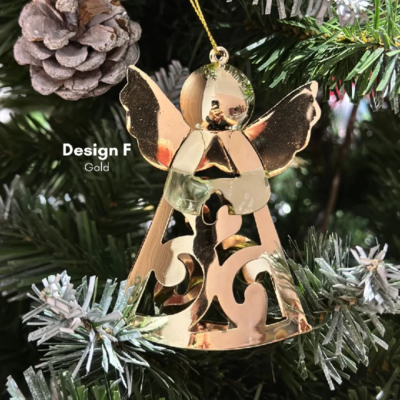 Chrome Gold Decorative Ornament (F)