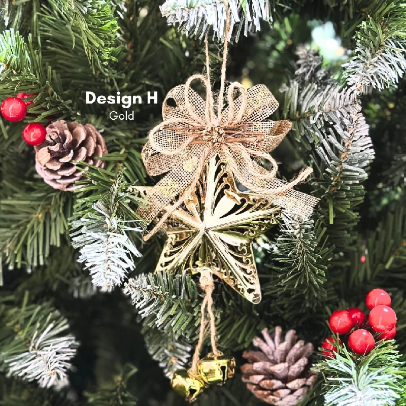 Chrome Gold Decorative Ornament (H)