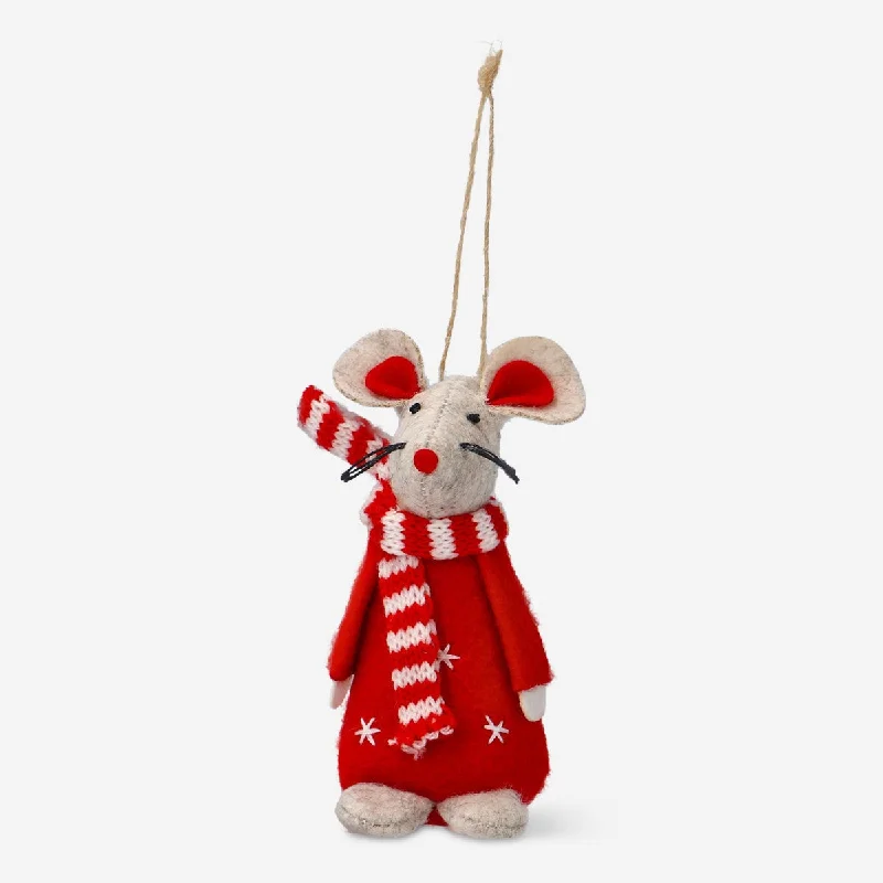 Decorative red mouse