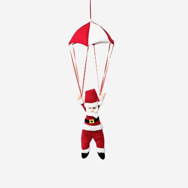 Decorative santa with parachute