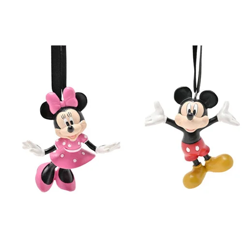 Disney Minnie & Mickey Set of 2 Hanging Decorations