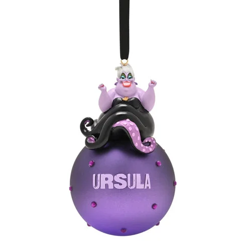 Disney Ursula Figurine Glass Bauble