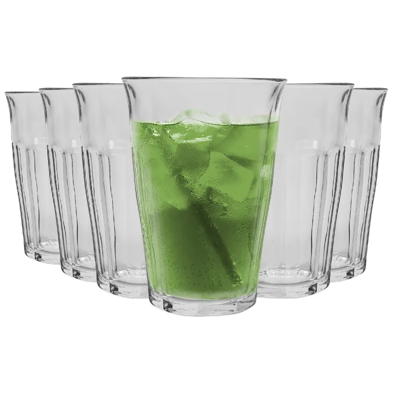 360ml Picardie Highball Glasses - Pack of Six - By Duralex