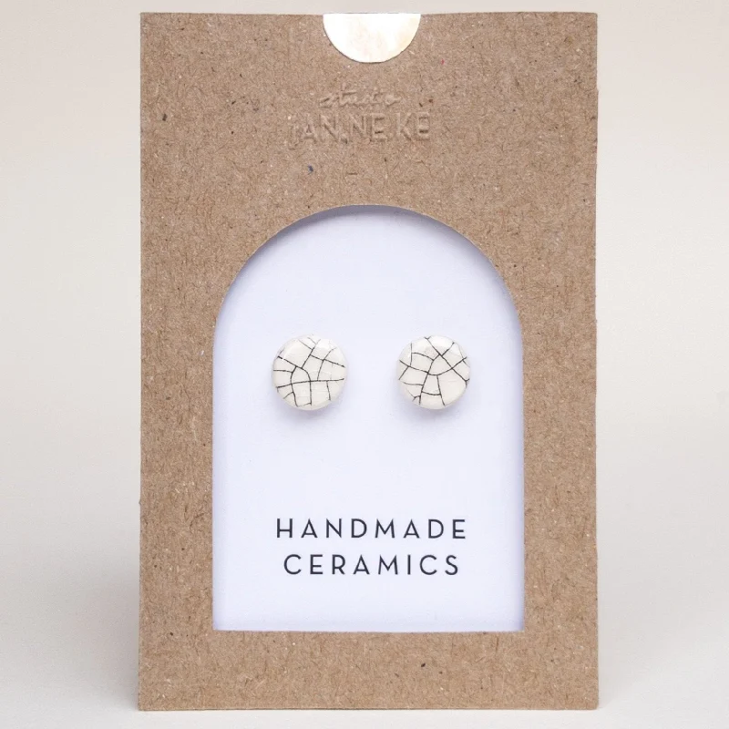 Crackle dot studs by Janneke