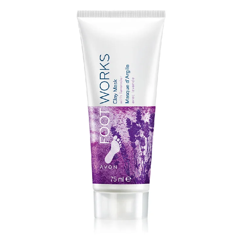 Foot Works Clay Mask with Lavender