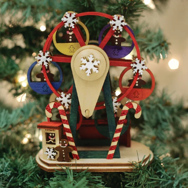 Ginger Man Ferris Wheel Ornament