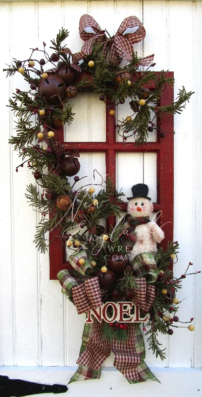 Holiday Farmhouse Snowman Decor