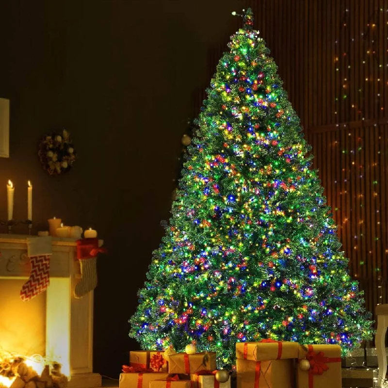 Jingle Jollys Christmas Tree LED 2.4M 8FT Xmas Decorations Green Home Decor