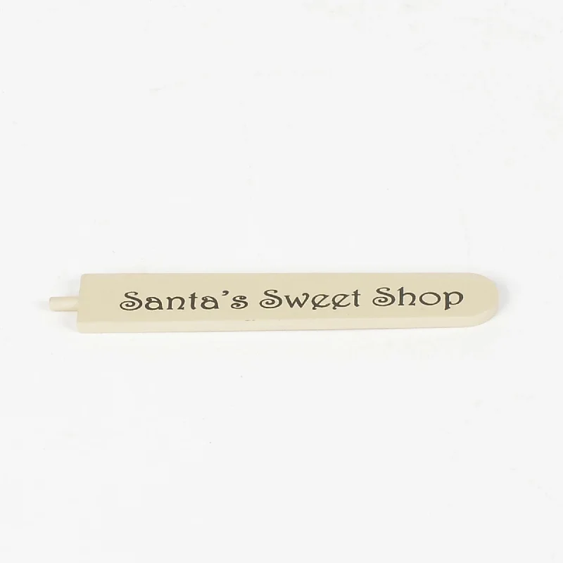 Katie's Candied Apples Santa's Sweet Shop stick/ sign