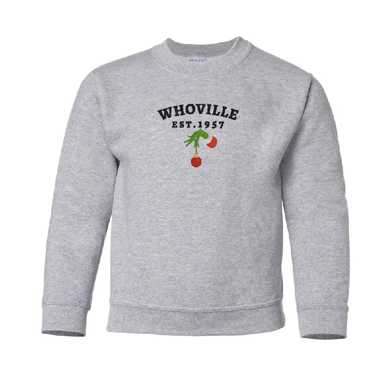 Kids Whoville Embroidered Crewneck Sweatshirt