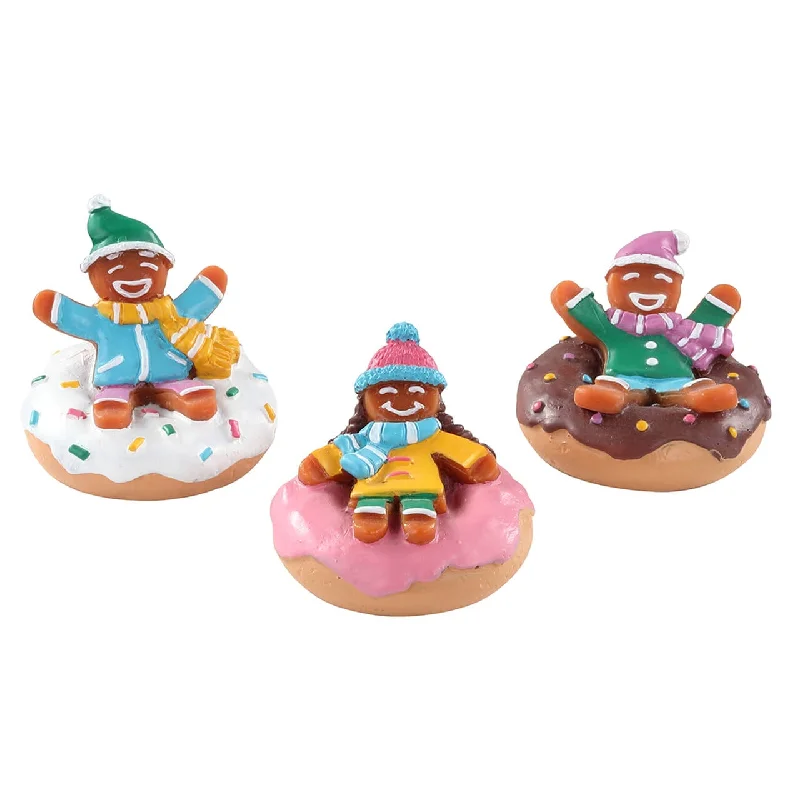 Sugar 'N Spice <br> Figurine<br> Tubing Day, Set of 3