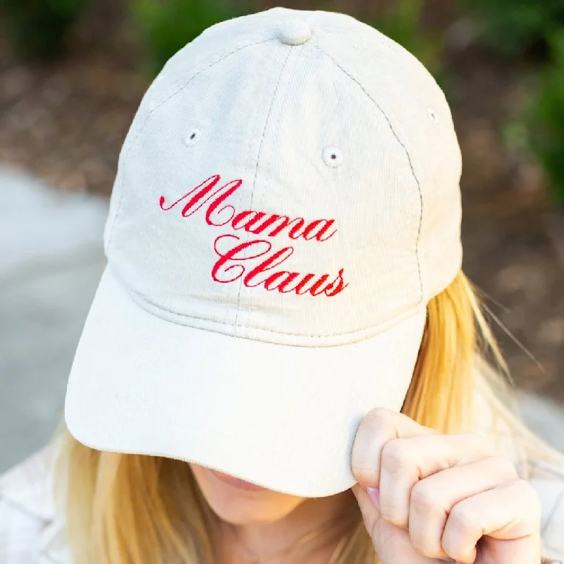 'Mama Claus' Corduroy Baseball Hat