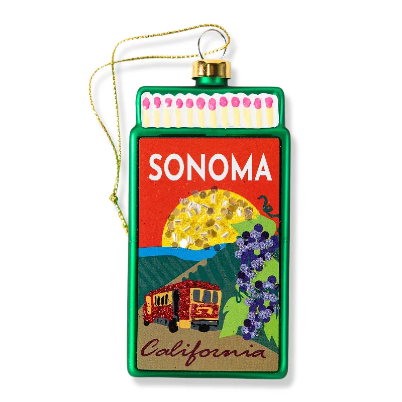 Matchbook Ornament - Sonoma