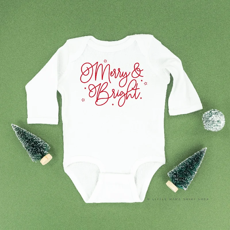 Merry And Bright - Child LONG SLEEVE Tee