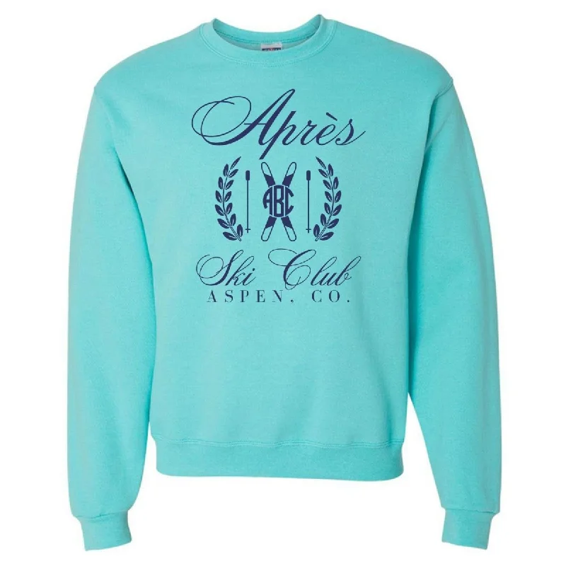 Monogrammed 'Apres Ski Club' Crewneck Sweatshirt