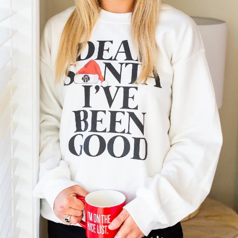 Monogrammed 'Dear Santa' Crewneck Sweatshirt