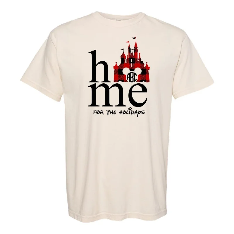 Monogrammed 'Disney Home for the Holidays' T-Shirt