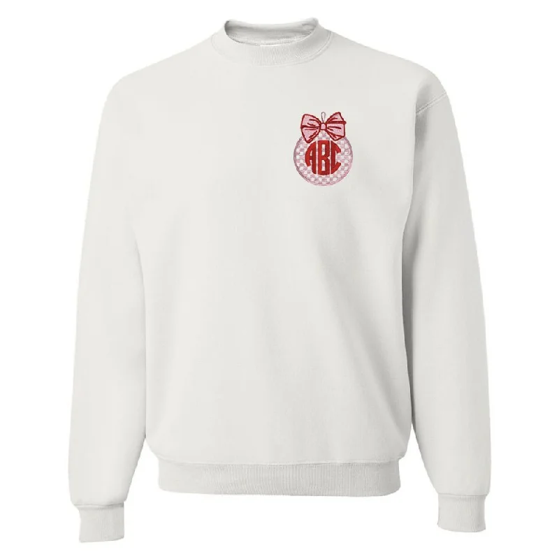 Monogrammed Ornament Crewneck Sweatshirt