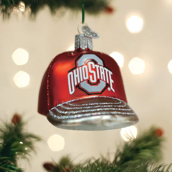 Ohio State Baseball Cap Ornament