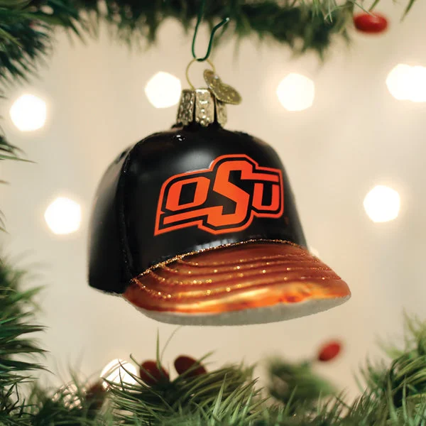 Oklahoma State Baseball Cap Ornament