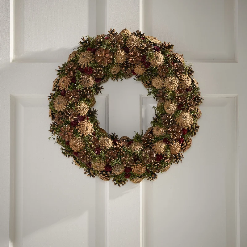 Pine Cone Wreath - As Picture Show