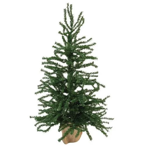 Pine Tree w Burlap Base 3ft