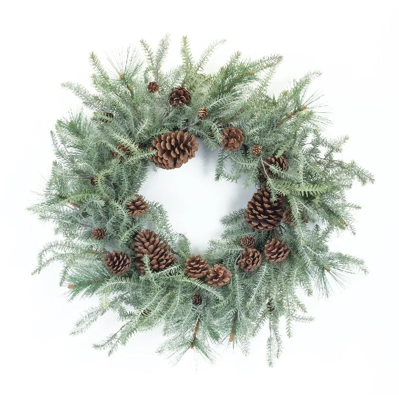 Pine Wreath - Multi - 29.5 x 29 x 5.5