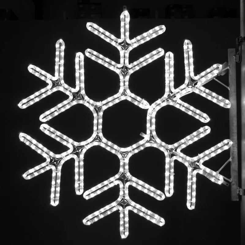 Pole Decoration - Hexagon Snowflake *SOLD OUT FOR 2024 SEASON - Pre order now for next year*