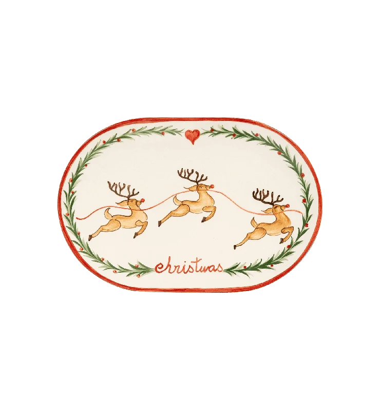 Rudolph Serving Platter