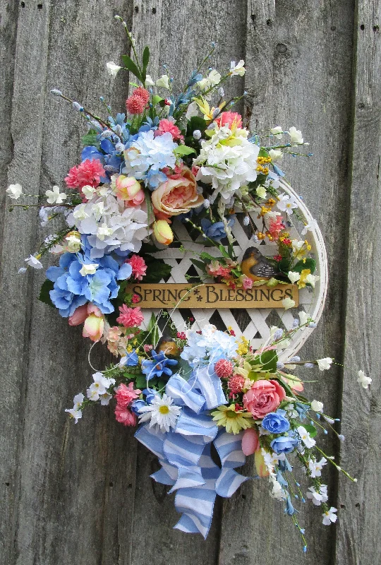 Spring Blessings Garden Wreath