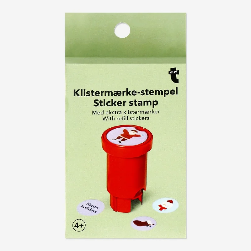 Sticker stamp with refill stickers