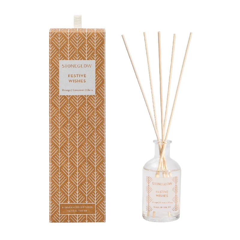 Festive Wishes Reed Diffuser | Orange, Cinnamon & Clove | 100ml