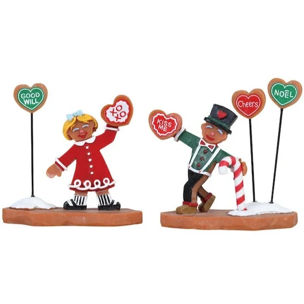 Sugar 'N Spice <br> Lemax Figurine<br>Cookie Exchange, Set of 2