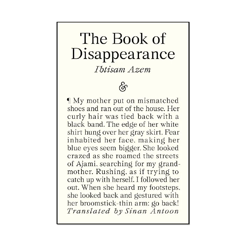 The Book of Disappearance