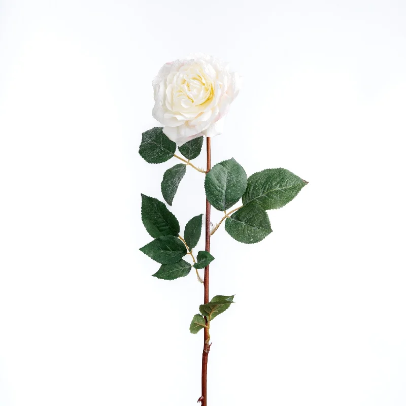 White Winter Faux Rose