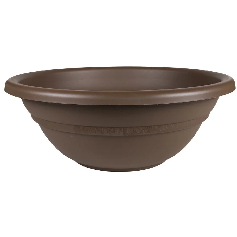 Bloem Milano 20-inch Chocolate Plant Bowl