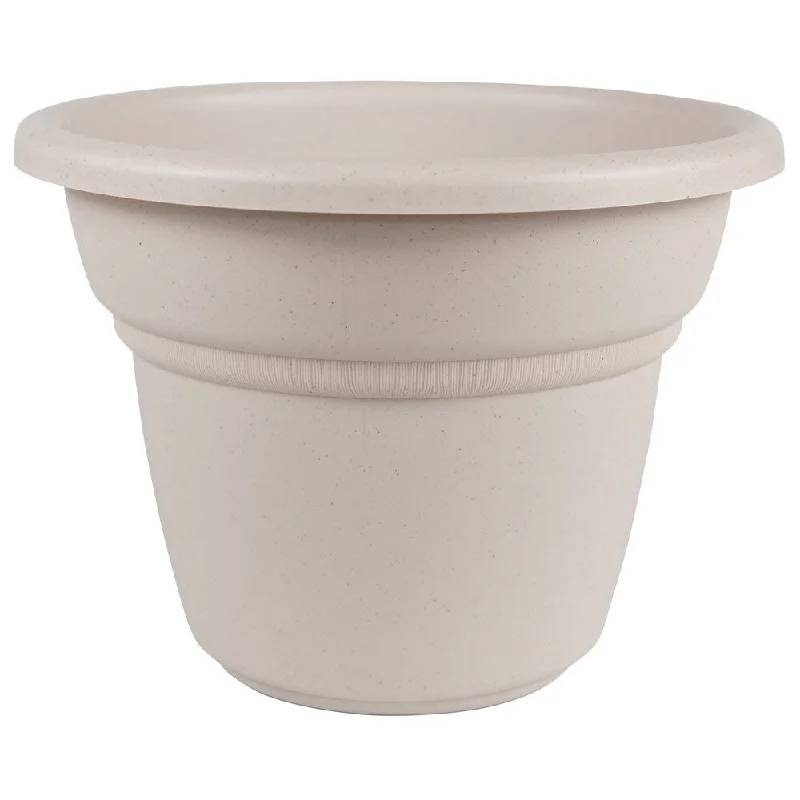 Bloem Milano 24-inch Taupe Planter