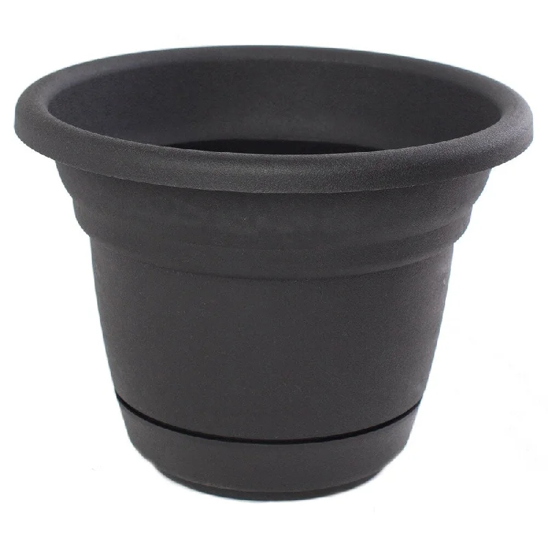 Bloem Tahoe Black Planter (Pack of 12)