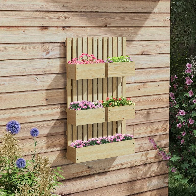 Outsunny 5 Box Raised Garden Bed