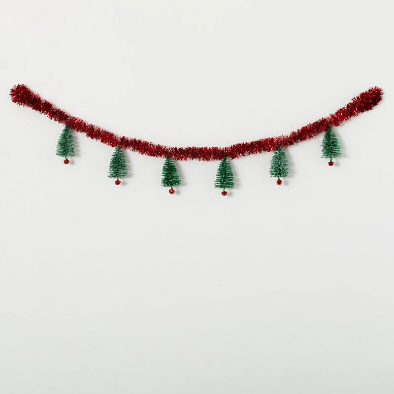 Sullivans Christmas Bottlebrush Tree Garland