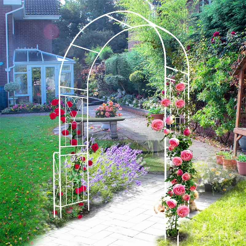 White Metal Garden Arch